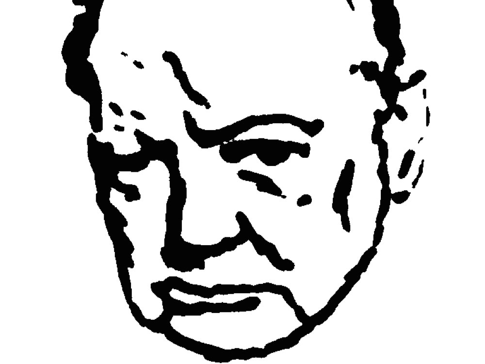 Portrait von Winston Churchill