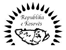 Siegelentwurf für den Kosovo